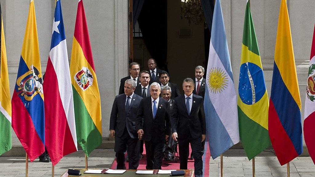 In der Hauptstadt Chiles haben am Freitag die Präsidenten mehrerer Staaten ein neues Bündnis für die Zusammenarbeit gegründet.