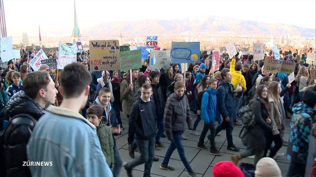 Rund 2000 Schüler schwänzen für das Klima