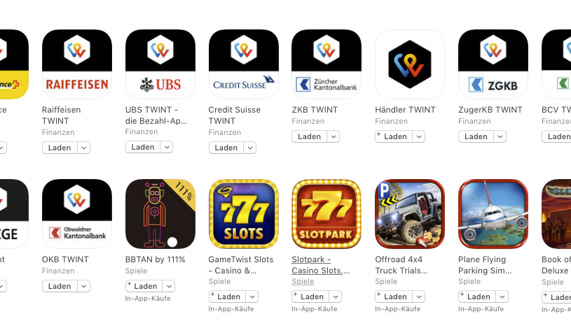 Vernetzt: Twint kommt nicht auf Touren