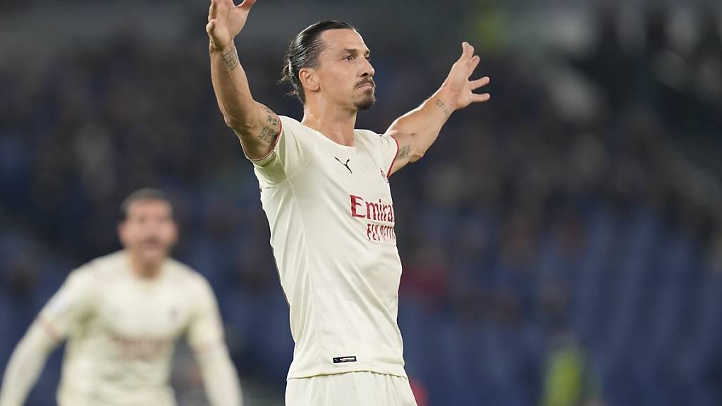 40 Jahre und doch schon wieder drei Tore in fünf Spielen: Zlatan Ibrahimovic siegt mit Milan auch bei der AS Roma