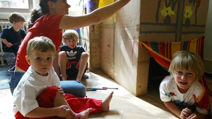 64 Prozent der Kinder in der Schweiz werden ausserfamiliär betreut
