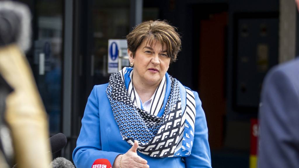 Arlene Foster, Nordirlands Regierungschefin und Parteivorsitzende der Democratic Unionist Party (DUP).