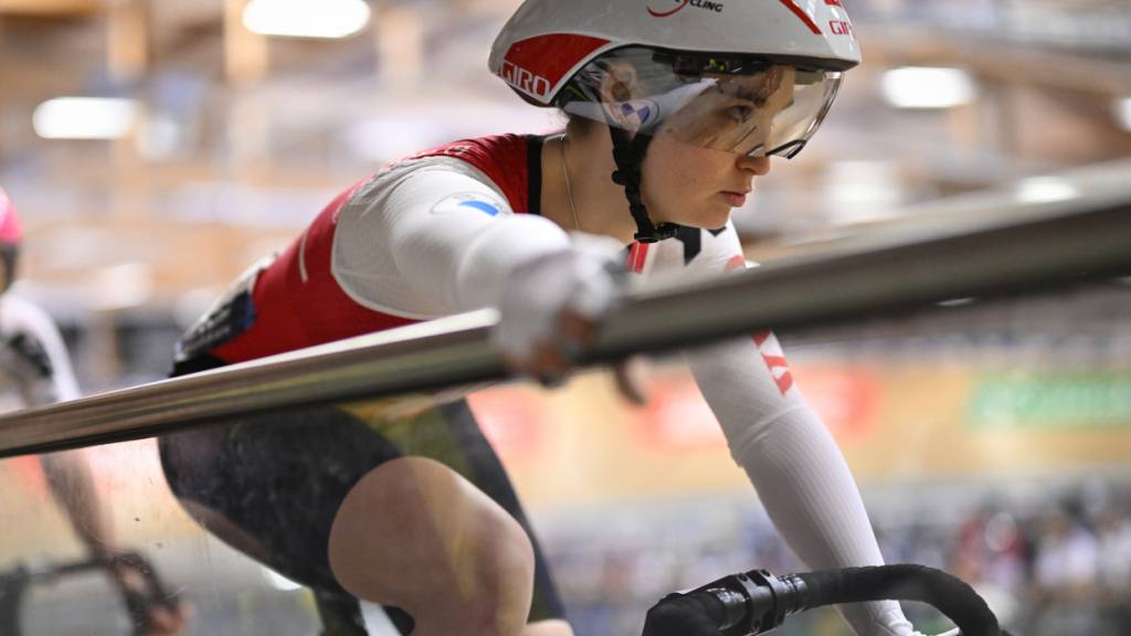 Aline Seitz trainiert oft in Grenchen. Nun fährt sie an der WM mit einer neuen Madison-Partnerin auf Platz 8