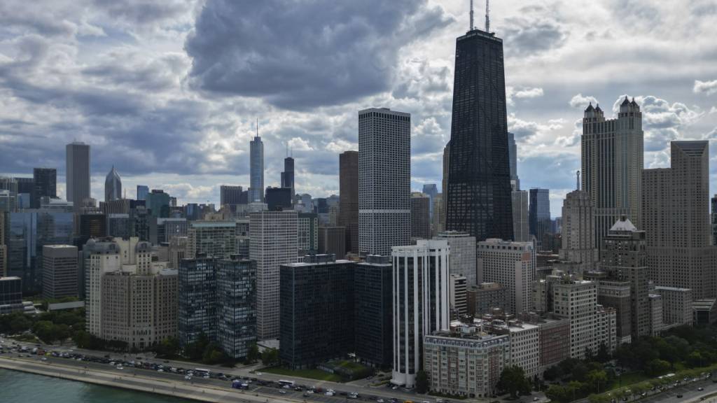 Die Skyline von Chicago. Foto: Erin Hooley/AP/dpa