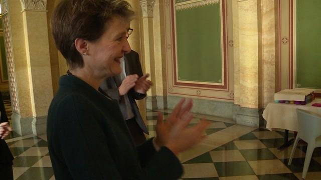 Jugendliche waren zu Besuch im Bundeshaus