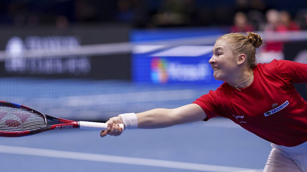 Vergeblich gestreckt: Céline Naef wurde für eine starke Leistung nicht mit ihrem ersten Sieg gegen eine Top-40-Spielerin belohnt