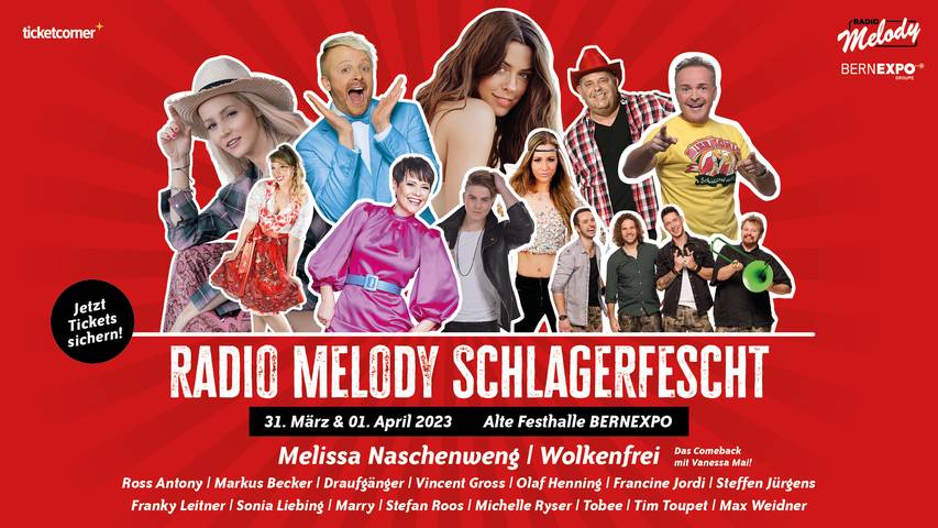 Staraufgebot am Radio Melody Schlagerfescht