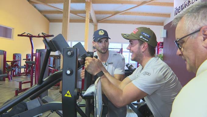 Zwei Berner Skirennfahrer bereiten sich auf Saison vor