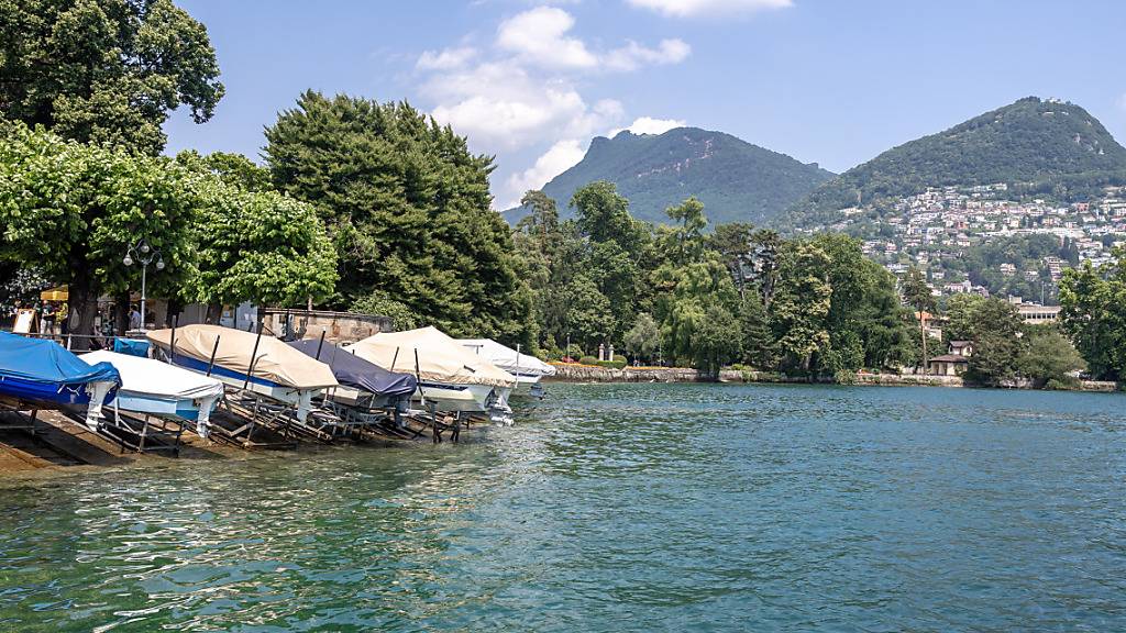 Der Luganersee mit dem Monte Brè im Hintergrund. (Archivbild)