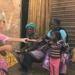 Wir besuchen eine Familie