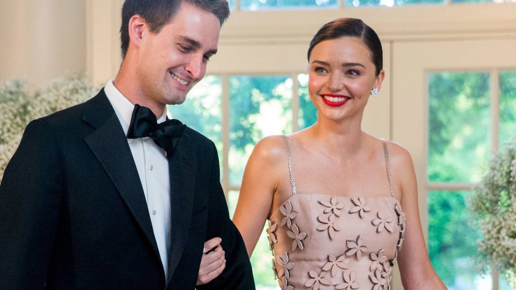 Das australische Model Miranda Kerr und Snapchat-Gründer Evan Spiegel freuen sich über die Geburt ihres zweiten Sohnes Myles. (Archivbild)