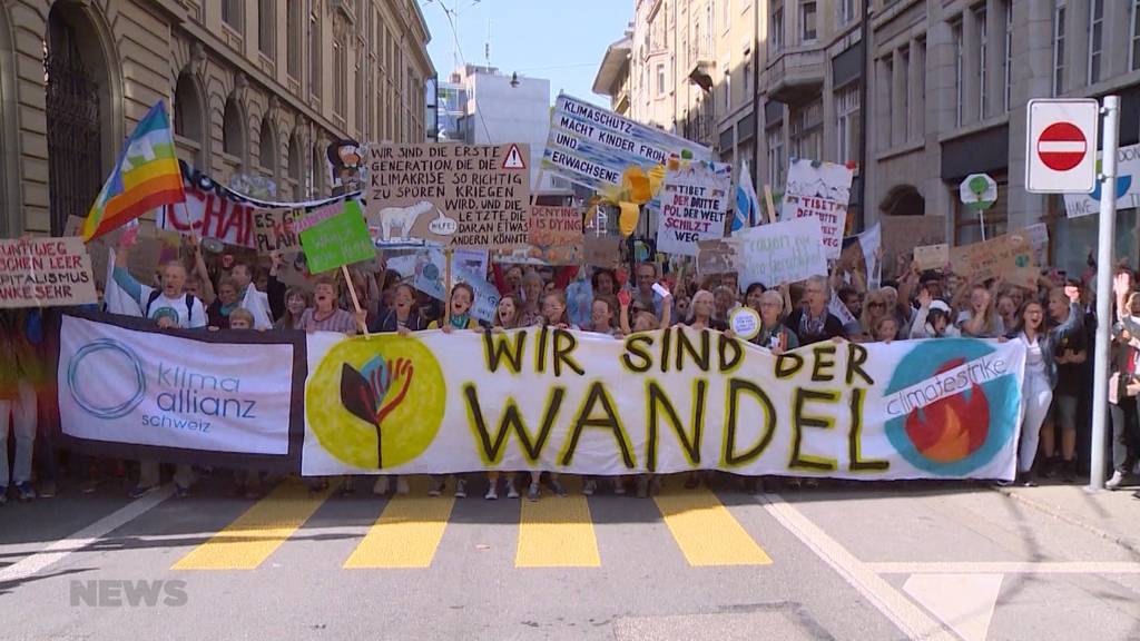 Klimademo Bern: Stadt platzt aus allen Nähten
