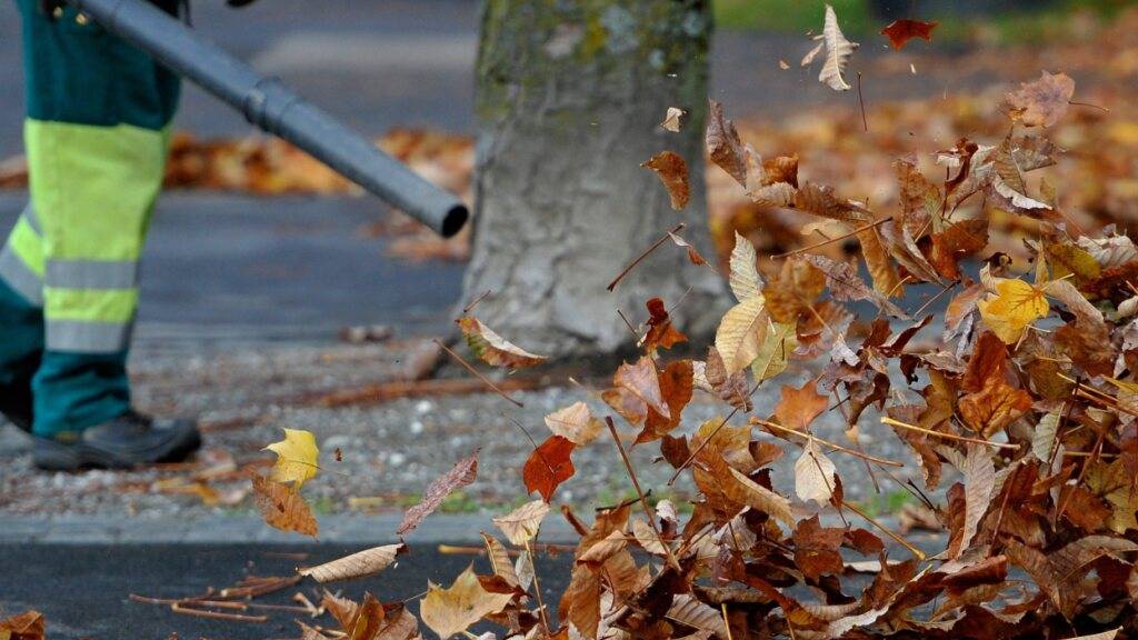 In Zürich dürfen benzinbetriebene Laubbläser noch etwas länger genutzt werden. Ab dem 1. April 2027 sind sie verboten (Symbolbild)