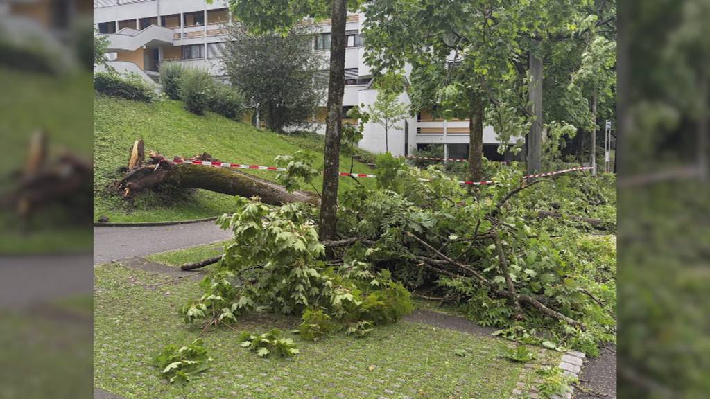 Gewitterschäden in der Zentralschweiz