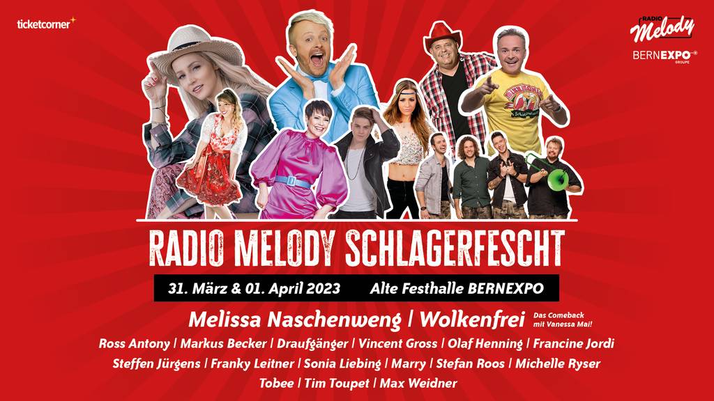 Radio Melody Schlagerfescht mit diesen Stars