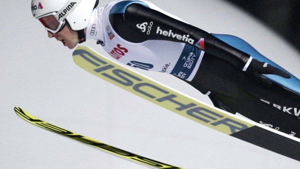 Simon Ammann überzeugte beim Weltcupauftakt in Wisla, Polen noch nicht - dennoch erreichten die Schweizer Skispringer ihr primäres Ziel