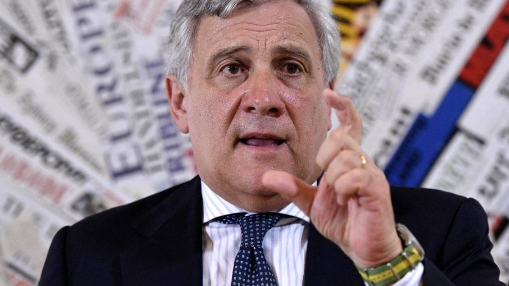 «Menschenschmuggler sind Terroristen»: EU-Parlamentspräsident Antonio Tajani will deshalb eine Schwarze Liste einführen. (Archivbild)