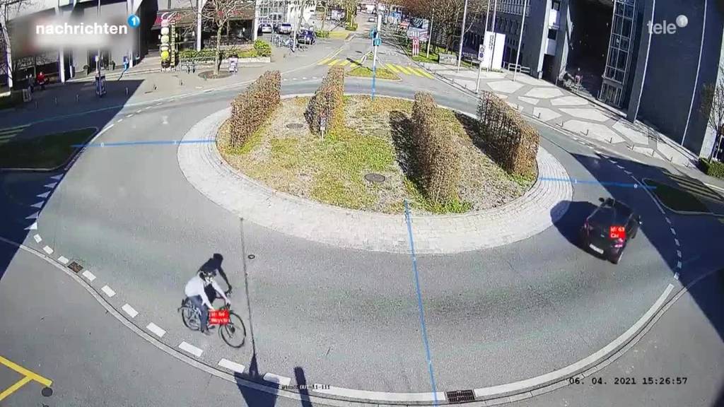 Ergebnis Velofahrerstudie in Kreiseln in Luzern