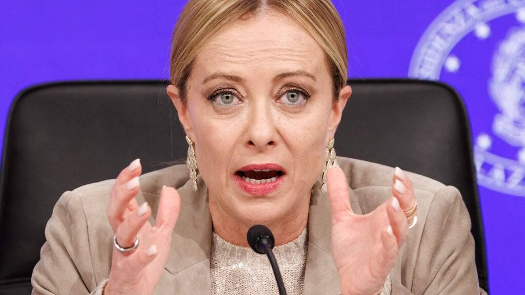 ARCHIV - Die italienische Ministerpräsidentin Giorgia Meloni. Foto: Roberto Monaldo/LaPresse/AP/dpa/Archivbild