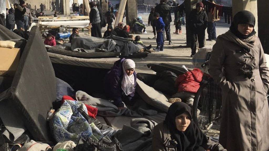 Aus dem Osten Aleppos vertrieben: Die UNO ist beunruhigt über Berichte von Gräueltaten in der umkämpften Stadt.