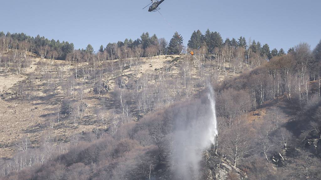 Der am Freitagabend im Malcantone ausgebrochene Waldbrand konnte am Samstagnachmittag unter Kontrolle gebracht werden.