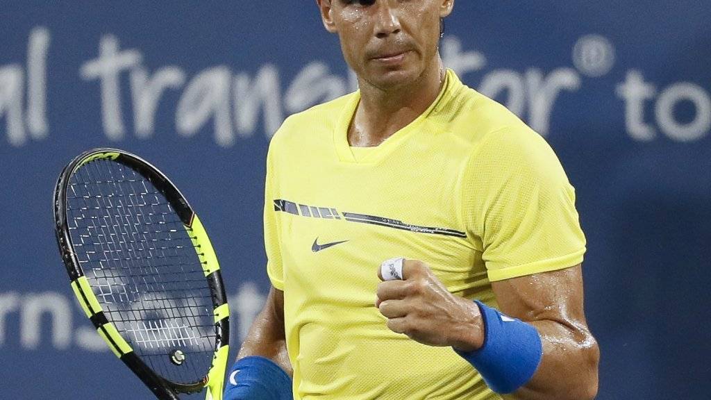 Rafael Nadal nimmt in Cincinnati die erste Hürde