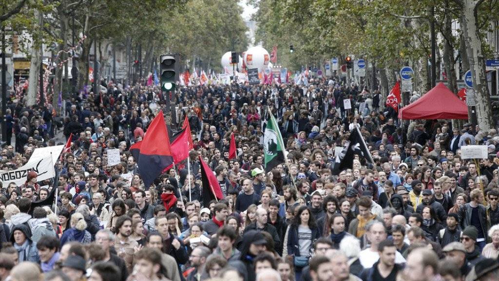Protestmarsch am Dienstag in Paris.
