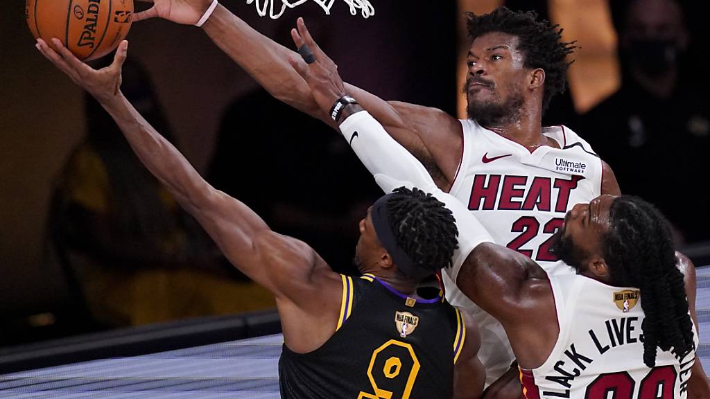Die NBA-Saison 2020/21 - hier eine Spielszene des fünften Finalspiels zwischen den Los Angeles Lakers und den Miami Heat - soll gemäss Plänen der Ligaführung noch vor Weihnachten beginnen
