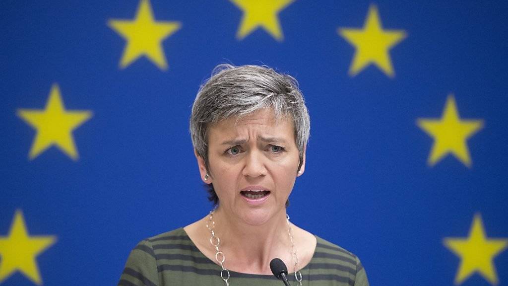 Sie sagt Nein zum geplanten milliardenschweren Mobilfunk-Deal in Grossbritannien: Die EU-Wettbewerbskommissarin Margrethe Vestager.