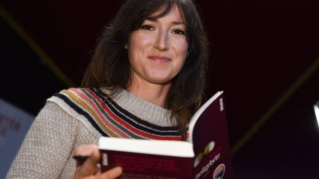 Charlotte Roche am Donnerstag auf der Frankfurter Buchmesse, wo sie ihr neues Buch «Mädchen für Alles» vorstellte.