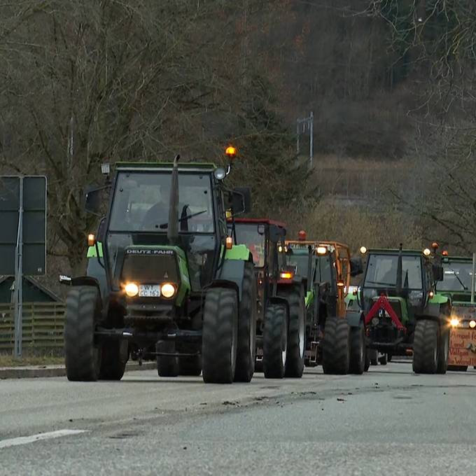 So laufen die Bauernproteste an der Aargauer Grenze 