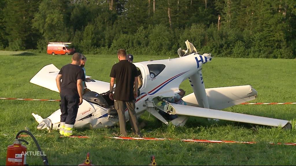 48-jähriger Pilot stürzt am Flugplatz Birrfeld ab