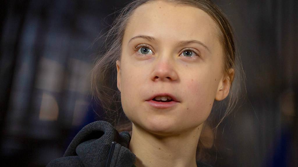 Greta Thunberg, schwedische Klimaaktivistin, spricht zu Journalisten. (Archivbild)