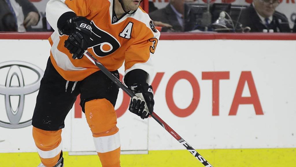Mark Streit, Assistenz-Captain der Philadelphia Flyers, gilt vor dem Transferschluss in der NHL als einer der begehrtesten Verteidiger