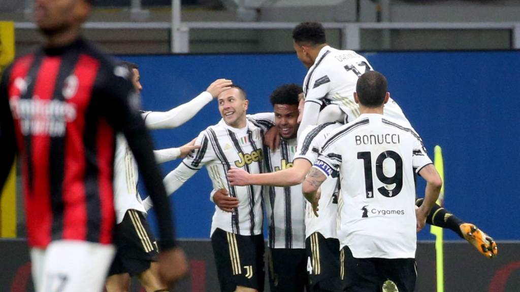 Juventus fügte der AC Milan am Dreikönigstag die erste Niederlage in dieser Saison zu
