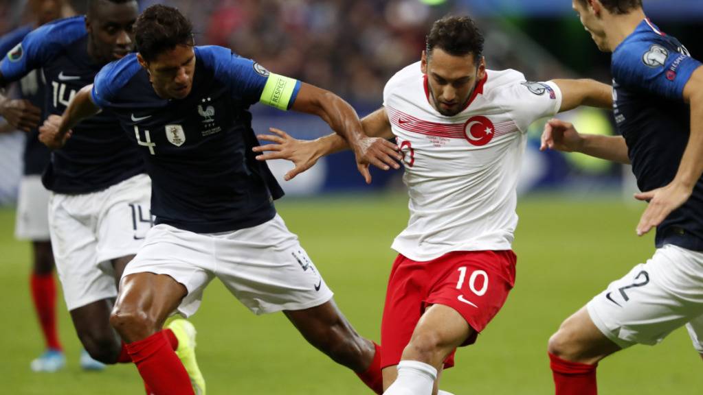 Fussball-Weltmeister Frankreich nach Spiel gegen Türkei ...