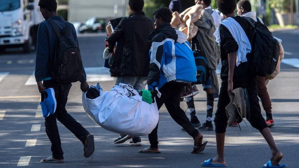 Flüchtlinge in der Schweiz wollen nicht selten weiter nach Deutschland.