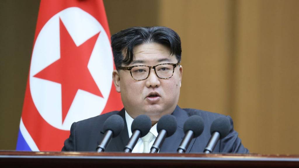 HANDOUT - Nordkoreas Machthaber: Kim Jong Un. Foto: KCNA/KNS/dpa - ACHTUNG: Nur zur redaktionellen Verwendung und nur mit vollständiger Nennung des vorstehenden Credits