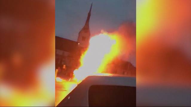 Meerenschwand: Töffli fängt Feuer und explodiert