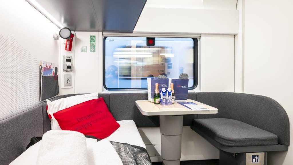 Ein Schlafabteil in einem Nachtzug. Das Parlament will keine Subvention für die geplante Nachtzug-Verbindung von Basel über Deutschland und Dänemark nach Malmö. (Archivbild)