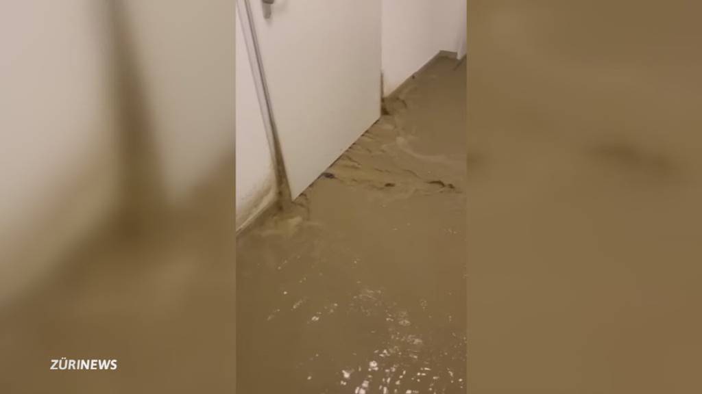 Keller und Wohnungen in Embrach überflutet
