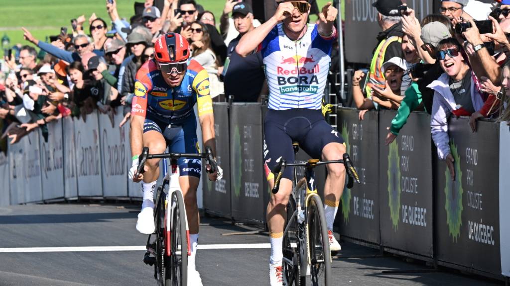 Der Belgier Remco Evenepoel (rechts) und der im September beim Grand Prix von Québec knapp bezwungene Italiener Giulio Ciccone gehören auch für die Lombardei-Rundfahrt zu den meistgenannten Favoriten