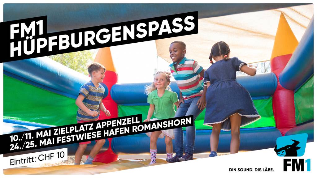 Erlebe den FM1 Hüpfburgen-Spass