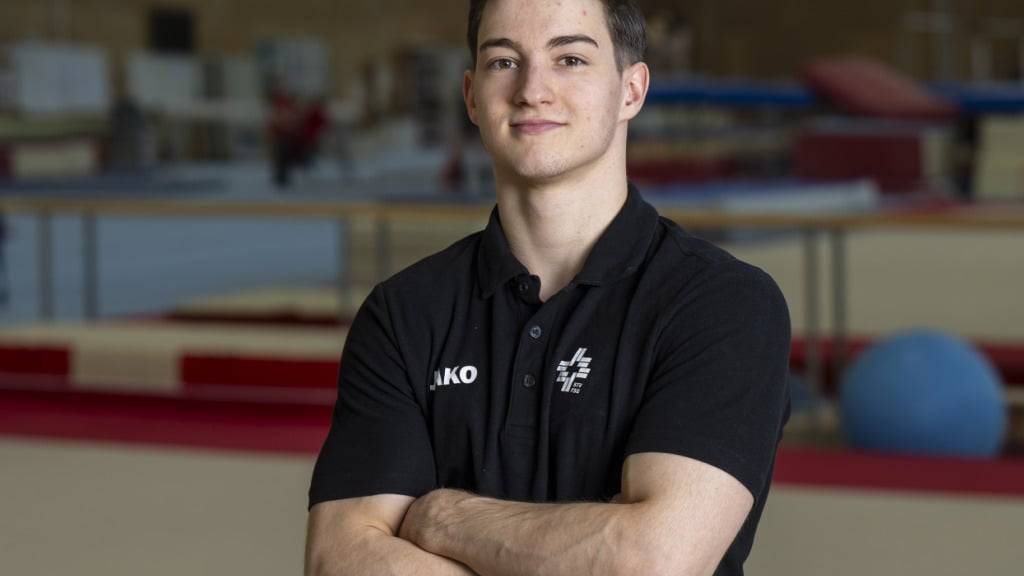 Luca Giubellini belegte im Final am Boden den 8. Platz