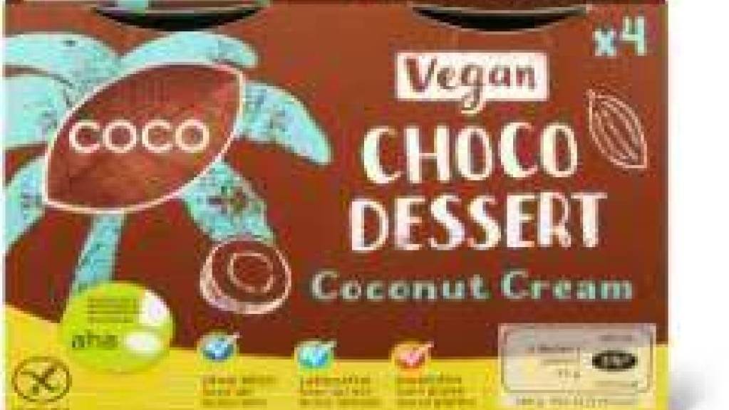 Das als «laktosefrei» ausgelobte Choco Dessert Coconut Cream der Migros enthält Milch.