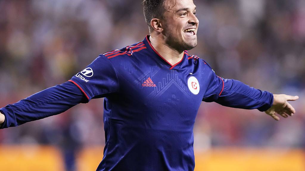 Xherdan Shaqiri jubelt im Dress der Chicago Fire (Archivaufnahme)