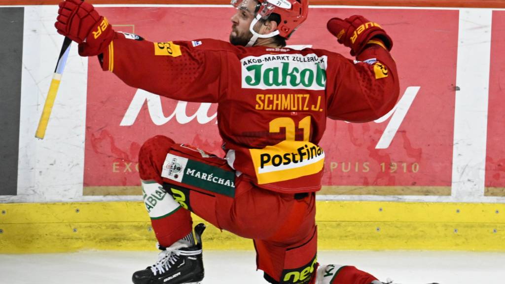 Siegtorschütze: Julian Schmutz schoss in der Verlängerung das Tor für die SCL Tigers und bodigte damit den Meister Servette