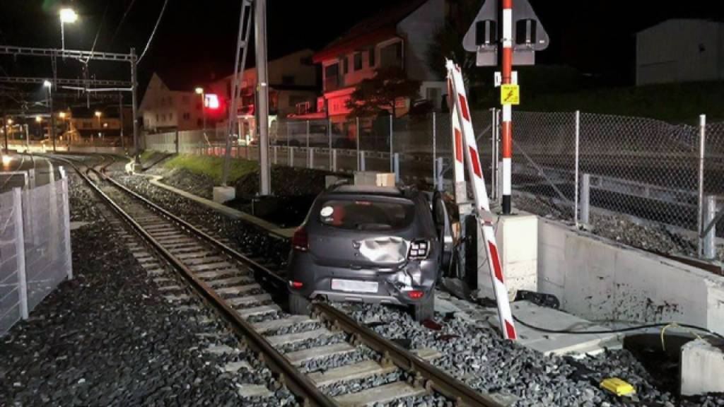 Auf den Bahngeleisen von Palézieux-Gare VD endete die Flucht des 19-Jährigen.