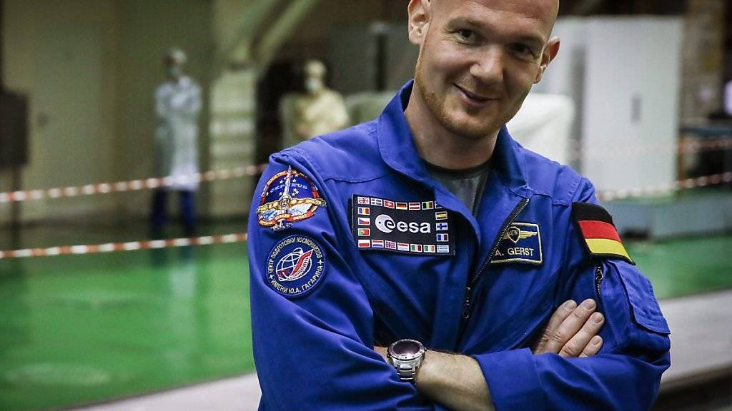 Der deutsche Astronaut Alexander Gerst hatte bei seinem letzten Aufenthalt auf der Raumstation ISS Mühe, seinen süddeutschen Heimatort aus dem Fenster zu erspähen. Er suchte lange in der Schweiz. (Archivbild)