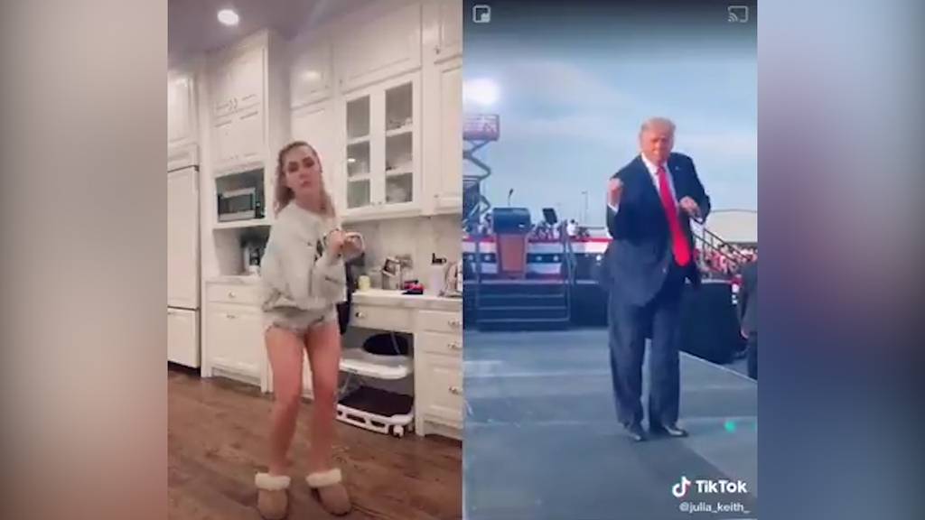 Präsident Trumps Dance Moves gehen um die Welt